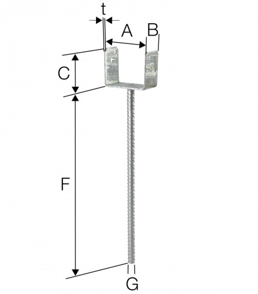 Post base DK  71 x 40